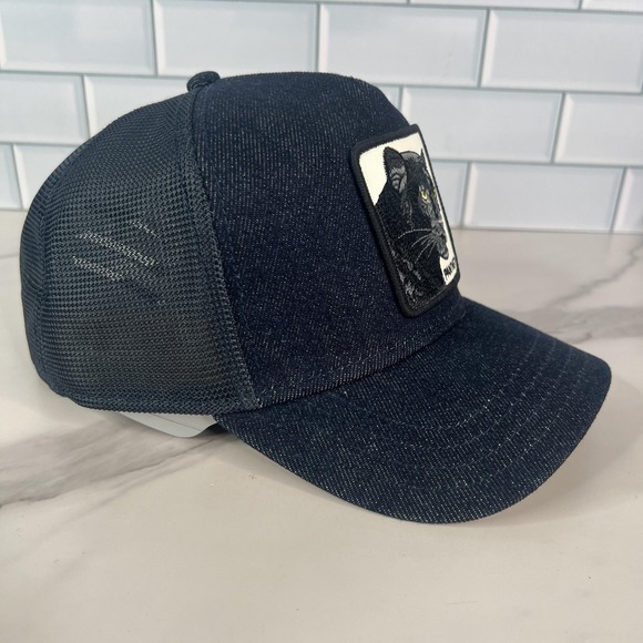 Goorin Bros Panther Hat Cap Snap Back Mesh Trucker Patch One Size Mens - Picture 2 of 13